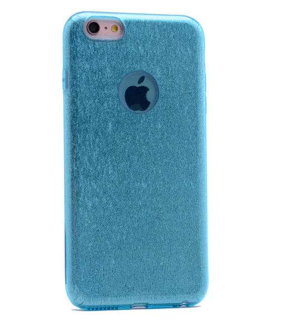 Apple iPhone 7 Plus Kılıf Zore Shining Silikon - Mavi - 1