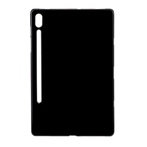 Galaxy Tab S6 T860 Kılıf Zore Tablet Süper Silikon Kapak - Siyah