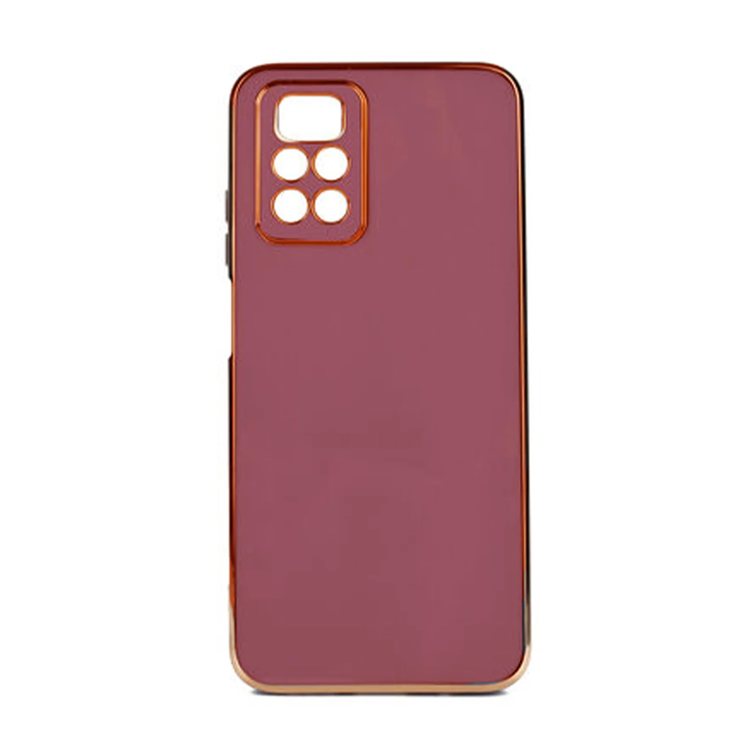 Nettech Xiaomi Redmi Note 12 Pro 4G Uyumlu Golden Luxury Arka Koruma Kılıf (Kırmızı) NT-105742