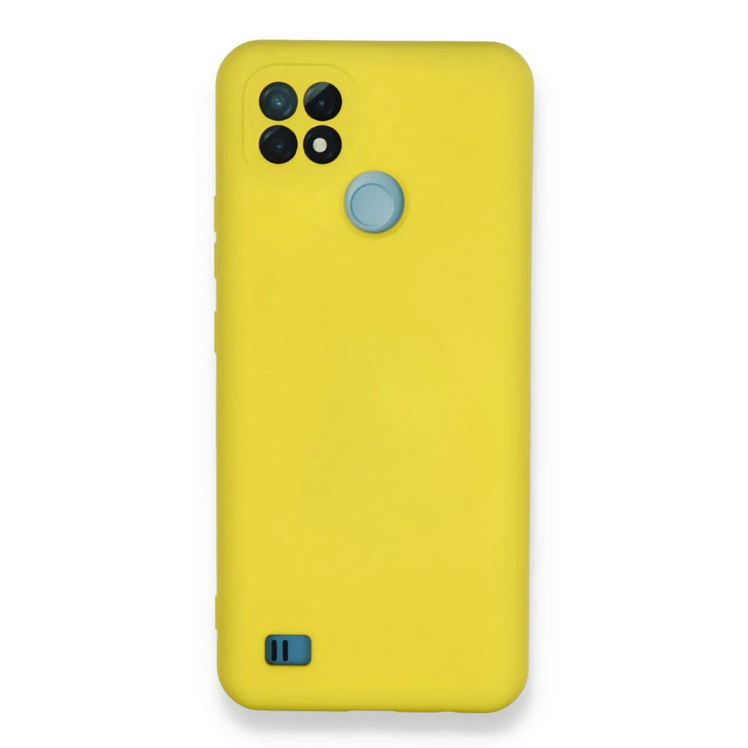 Nettech Realme C21 Uyumlu Nano Arka Koruma Kılıf (Sarı) NT-90185