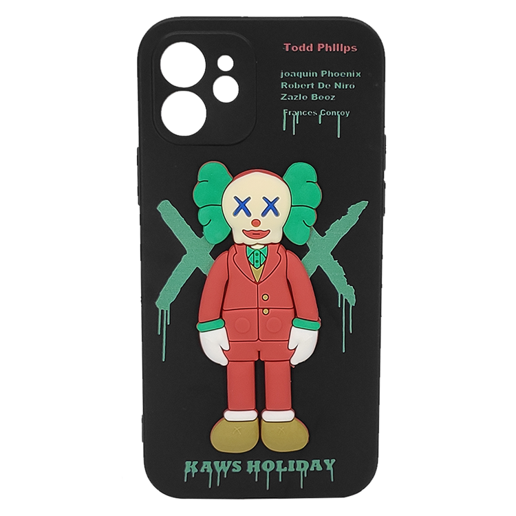 Nettech Apple iPhone 12 Uyumlu Joker Case Arka Koruma Kılıf (Siyah) NT-95189