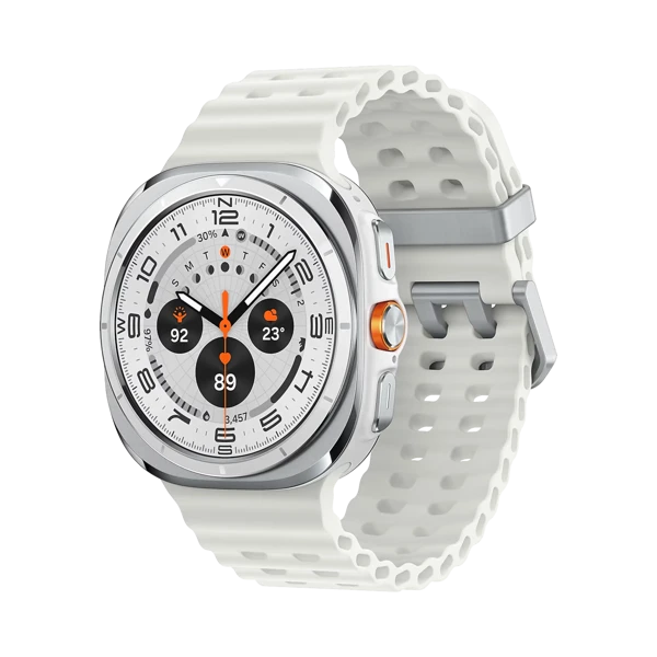 Samsung Galaxy Watch Ultra - Titanyum - 47 mm - Bluetooth Wi-Fi - Beyaz Titanyum - 1