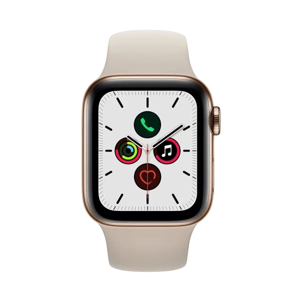 Apple Watch Series 5 - Paslanmaz Çelik - 40mm - Cellular - Altın