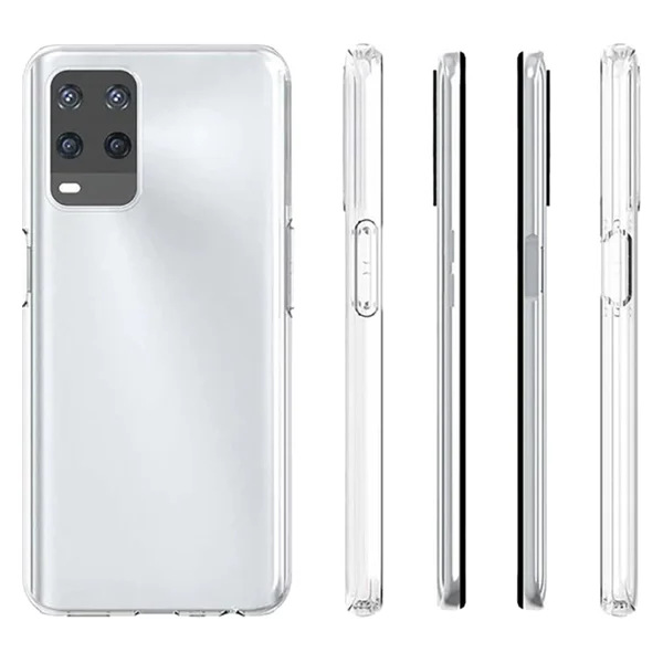 Nettech Oppo A54 Uyumlu Lüx Seri Arka Koruma Kılıf (Şeffaf) NT-94533 - 2