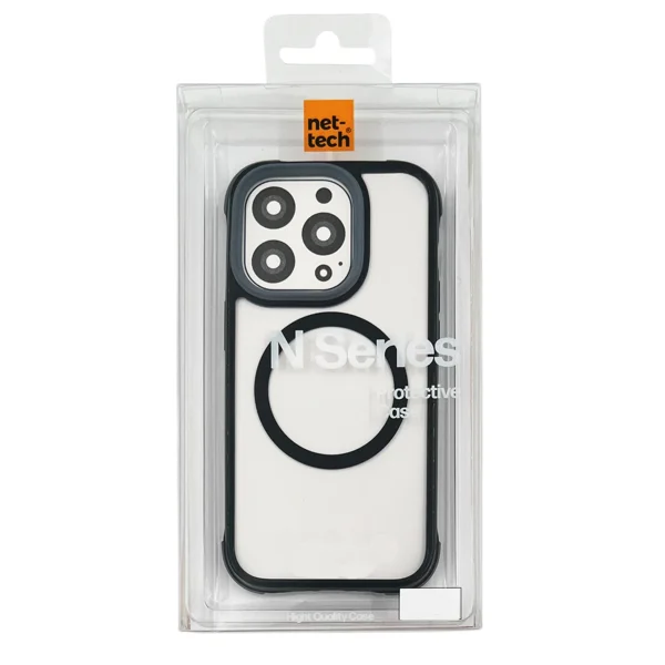 Nettech Apple iPhone 14 Pro Uyumlu NT-N040 Arka Koruma Kılıf (Siyah) NT-108188 - 3