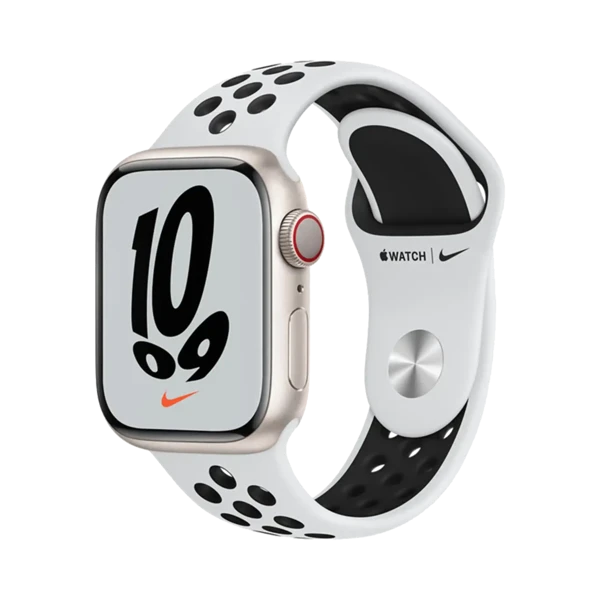 Apple Watch Series 7 Nike - Alüminyum - 41mm - Cellular - Yıldız Işığı - 1