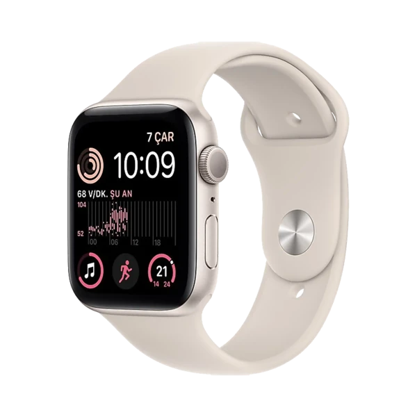 Apple Watch SE 2 - Alüminyum - 44mm - GPS - Yıldız Işığı - 1