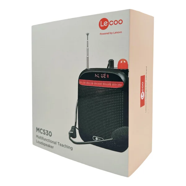 Lenovo MSC30 Minibox Kablosuz Hoparlör - Speaker (Siyah) NT-111250 - 4