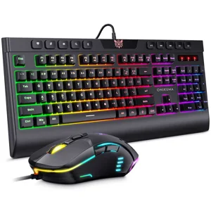 Zore Onikuma G21 RGB Oyuncu Klavye Mouse Seti - Siyah