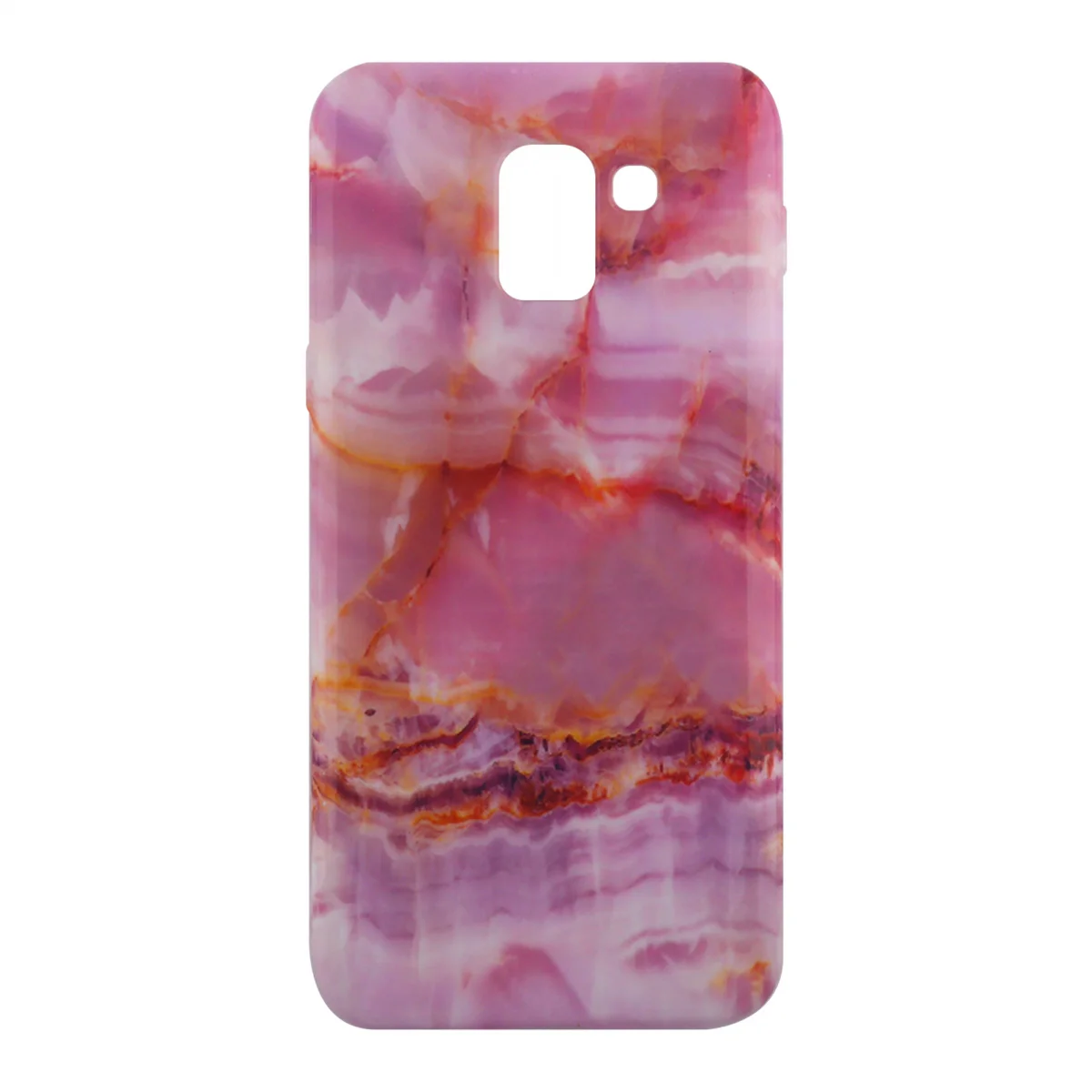 Nettech Samsung Galaxy J600 J6 Uyumlu Mermer Desenli Arka Koruma Kılıf NT-28575