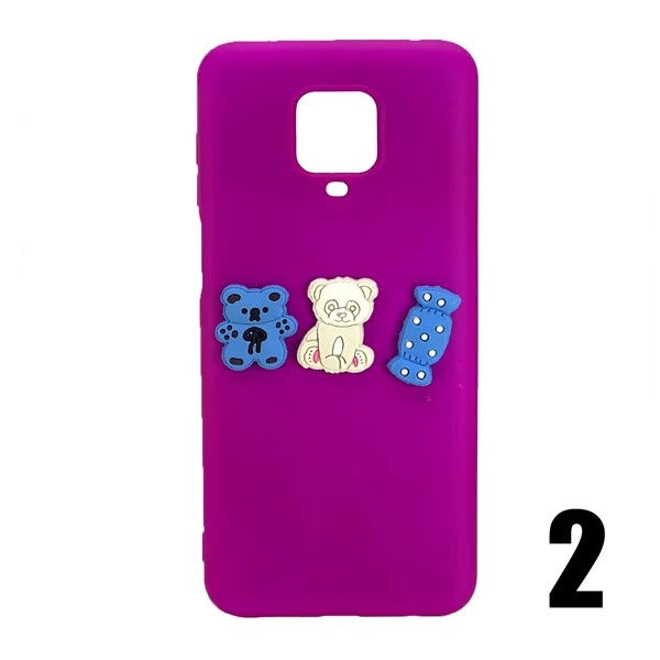 Nettech Xiaomi Redmi Note 9 Pro Uyumlu Maskot Seri Arka Koruma Kılıf (Karışık Renk) NT-106209 - 2