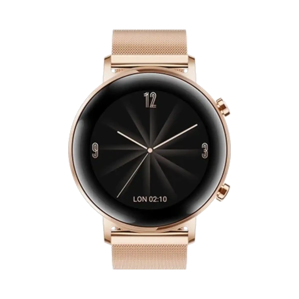 Huawei GT2 Elegant - Paslanmaz Çelik - 42mm - GPS - Pembe Altın - 2