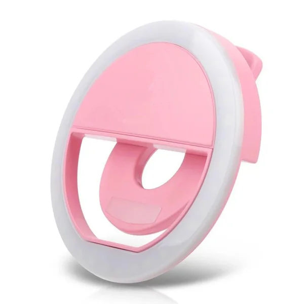 Paleon PLO Led Mandallı Telefon Üstü Aydınlatma Lamba (Pembe) NT-84877