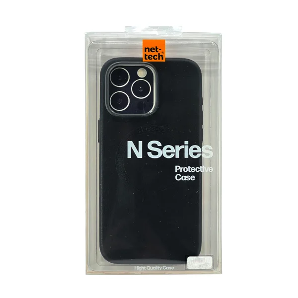 Nettech Apple iPhone 15 Pro Uyumlu NT-N012 Deri Magsafe Arka Koruma Kılıf (Siyah) NT-104550 - 3