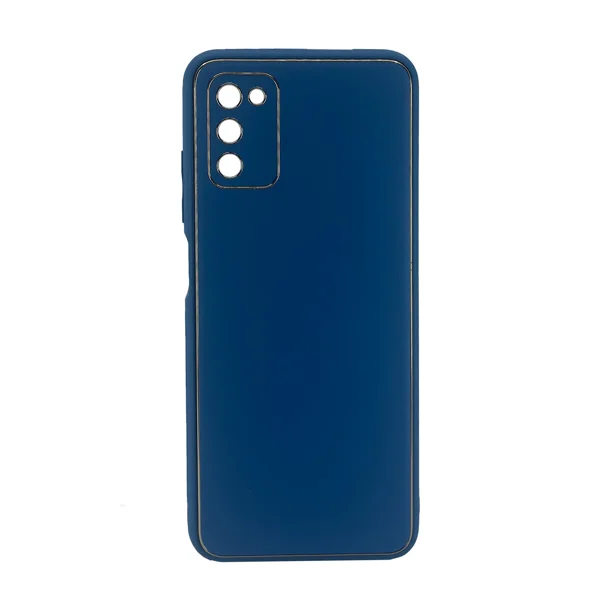 Nettech Samsung Galaxy A14 5G Uyumlu Coco Leather Seri Arka Koruma Kılıf (Lacivert) NT-99892 - 1