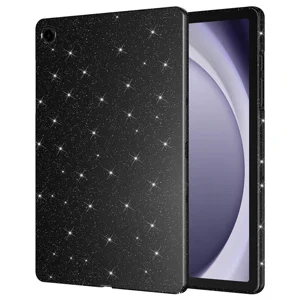 Galaxy Tab A9 Plus Simli Parlak Görünümlü Zore Tablet Koton Kılıf - Siyah