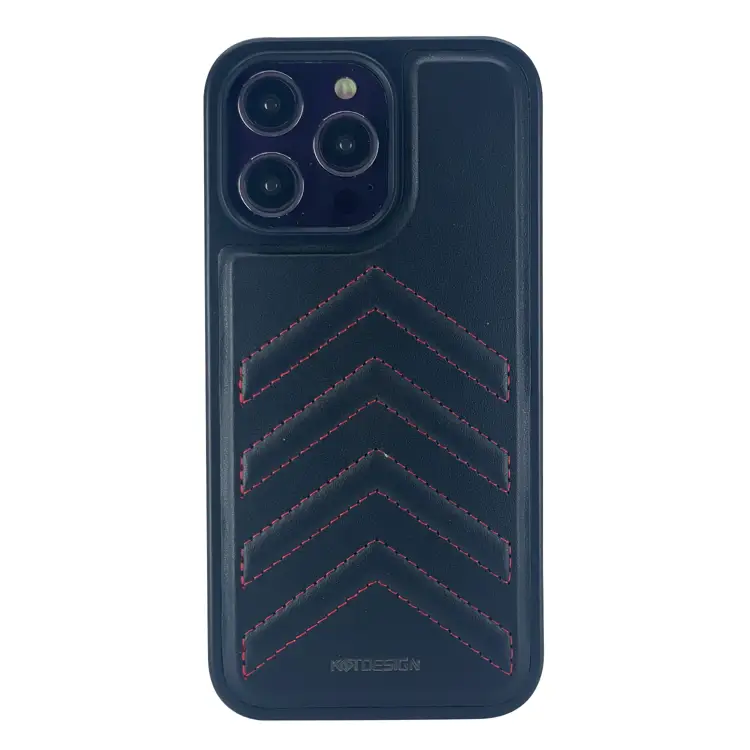 Nettech Apple iPhone 14 Pro Max Uyumlu Lynko Co Deri Seri Arka Koruma Kılıf (Siyah) NT-101725