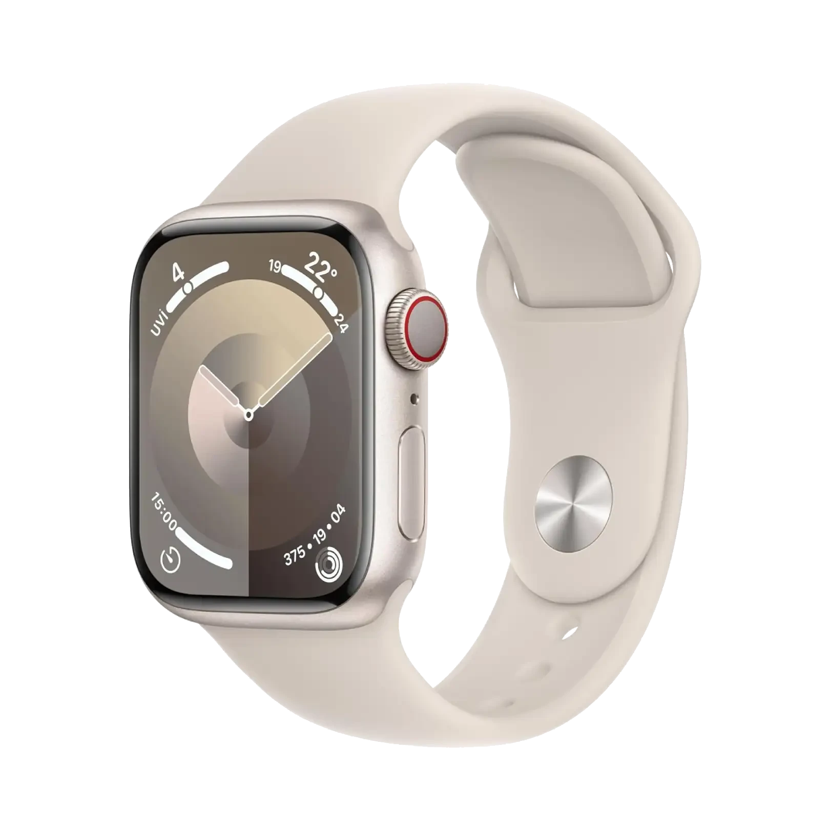 Apple Watch Series 9 - Alüminyum - 41mm - Cellular - Yıldız Işığı