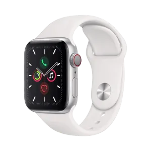 Apple Watch Series 5 - Alüminyum - 40mm - Cellular - Gümüş