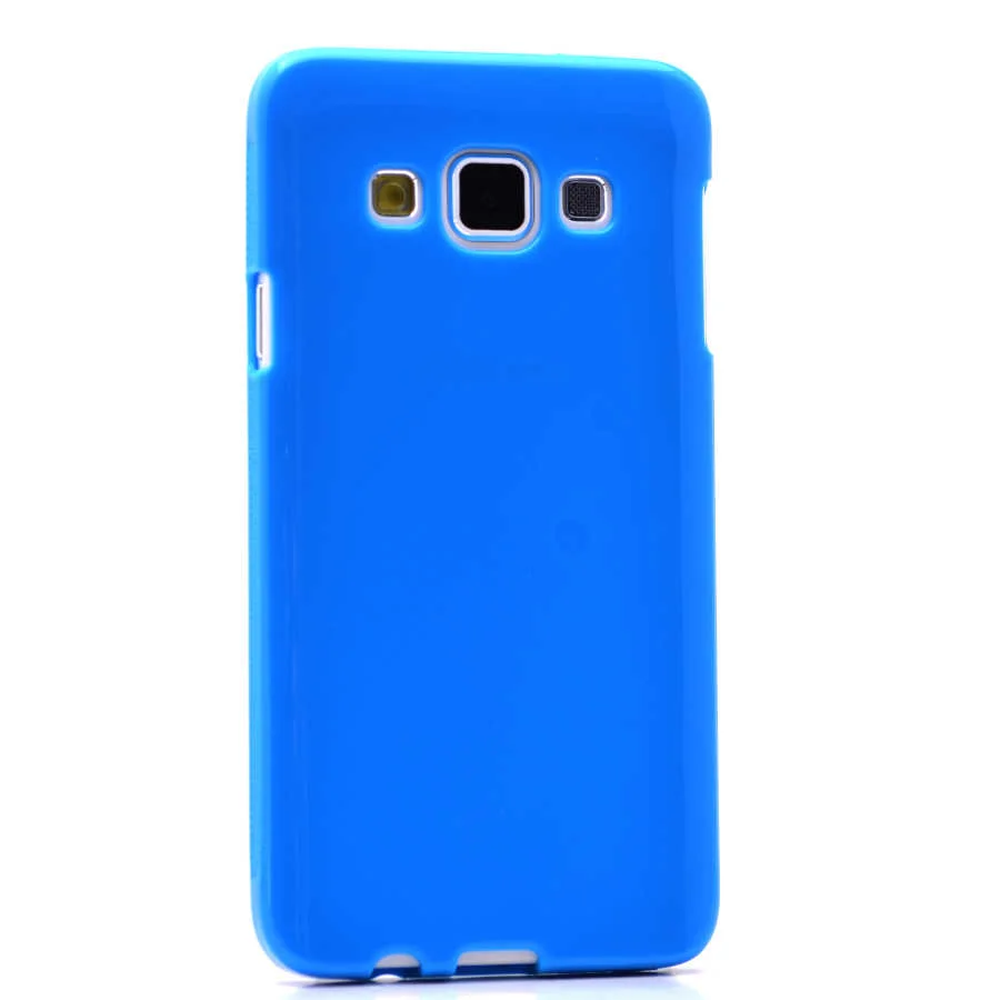 Galaxy A3 Kılıf Zore Süper Silikon Kapak - Mavi