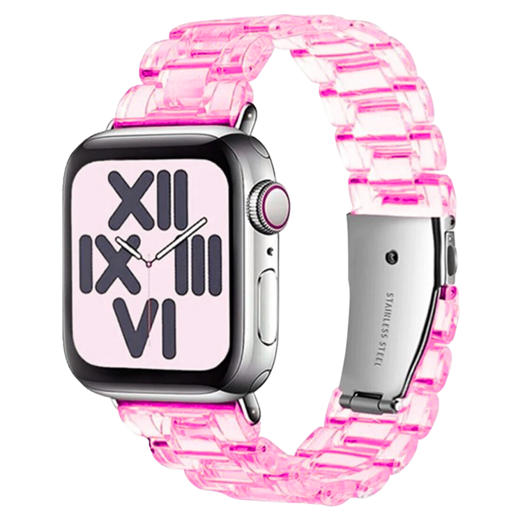 Nettech Apple Watch Series 2 38 mm Uyumlu Kasa Korumalı Kordon (Pembe) NT-112409