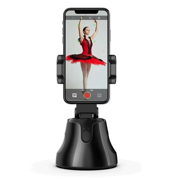Nettech Robot Cameraman Araç içi 360 Dönerli Telefon Tutucu (Siyah) NT-80097 - 2