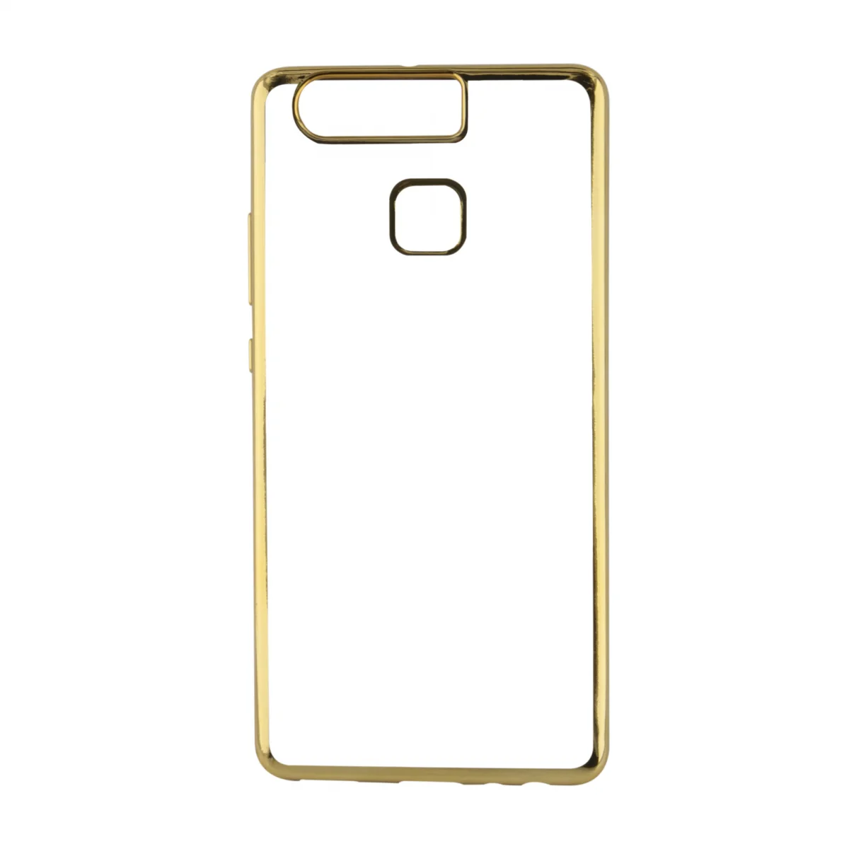 Nettech Huawei P9 Uyumlu Çerçeve Görünümlü Arka Koruma Kılıf (Gold) VR-8247