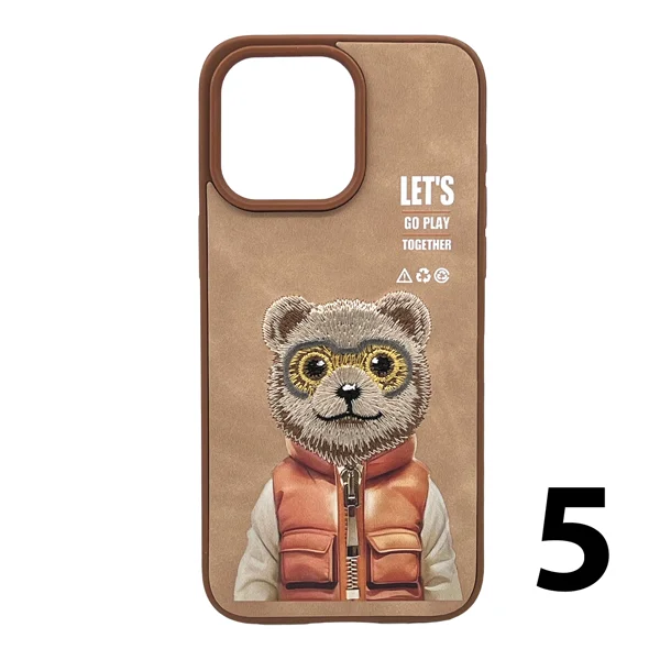 Nettech Apple iPhone 15 Pro Uyumlu NT-N009 Animal Arka Koruma Kılıf (Çeşitli Desen) NT-104060 - 5