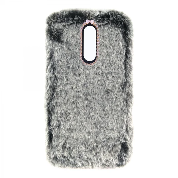 Nettech Huawei Mate 10 Lite Uyumlu Peluş Arka Koruma Kılıf (Siyah) VR-12902 - 1