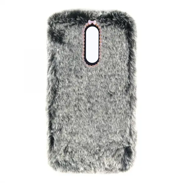 Nettech Huawei Mate 10 Lite Uyumlu Peluş Arka Koruma Kılıf (Siyah) VR-12902