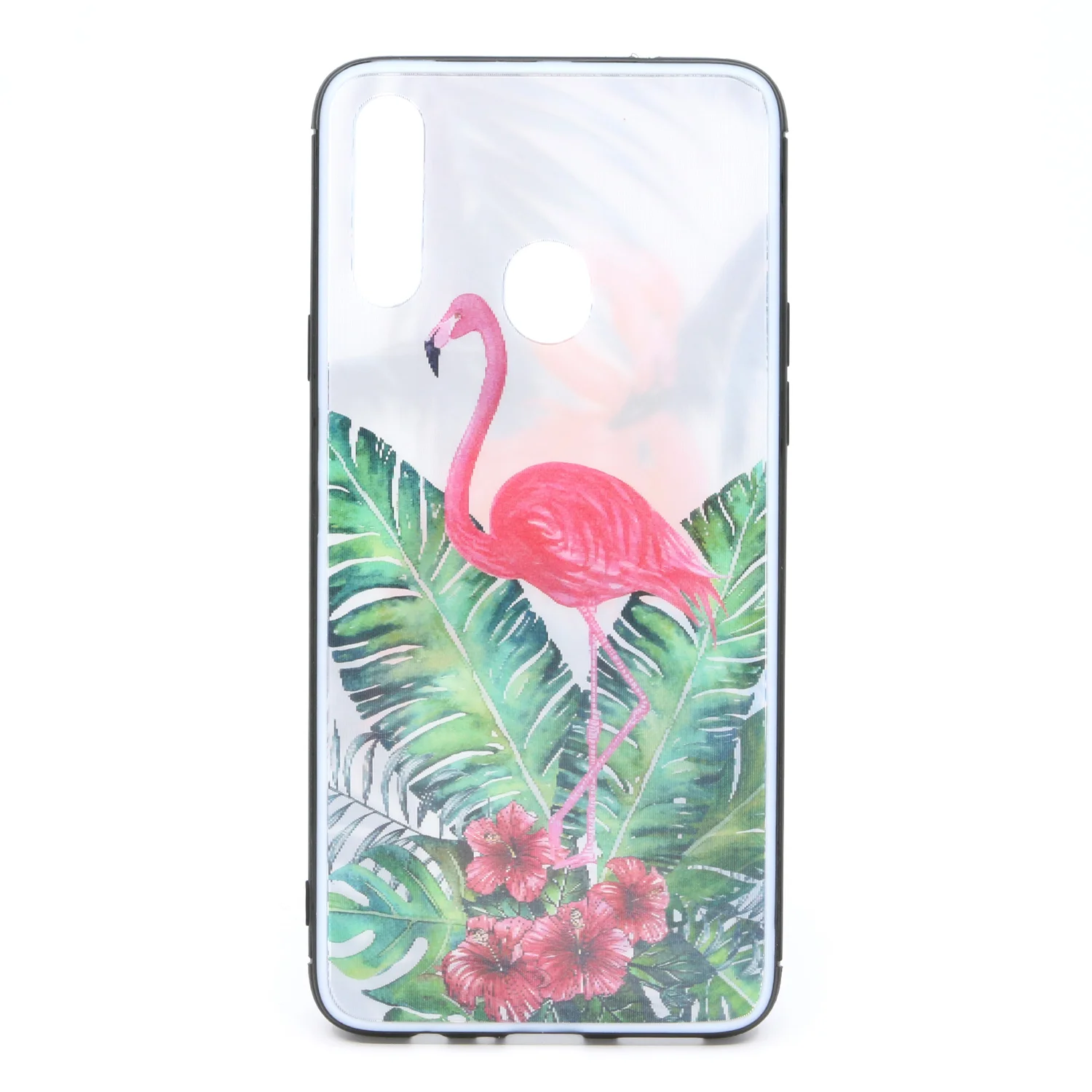 Nettech Samsung Galaxy A20S Uyumlu Çiçek Desenli Arka Koruma Kılıf (Çeşitli Desen) NT-79715