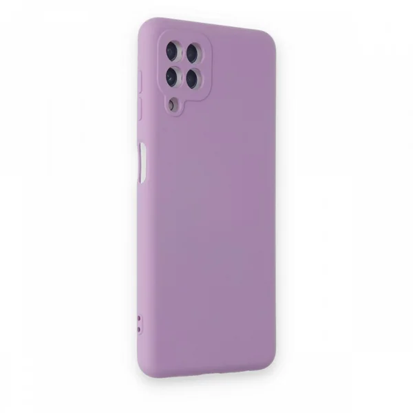 Nettech Samsung Galaxy A22 4G Uyumlu Nano Arka Koruma Kılıf (Mor) NT-87773 - 2
