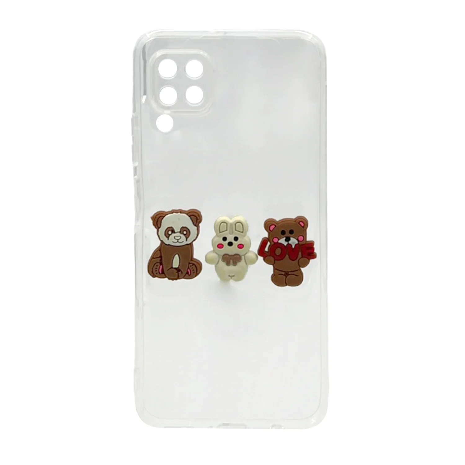 Nettech Huawei P40 Lite Uyumlu Maskot Seri Arka Koruma Kılıf (Şeffaf) NT-106188