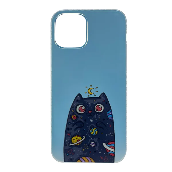 Nettech Apple iPhone 12 Mini Uyumlu Hologram Baskılı Arka Koruma Kılıf NT-103730 - 3