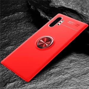 Galaxy Note 10 Plus Kılıf Zore Ravel Silikon Kapak - Kırmızı