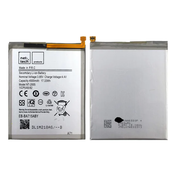 Teknonet Samsung Galaxy A71 Uyumlu Nettech NT-86143 4500 mAh Batarya NT-86143 - 1