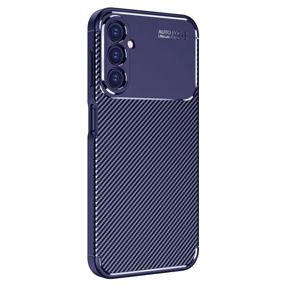 Galaxy A34 Kılıf Zore Negro Silikon Kapak - Lacivert - 1