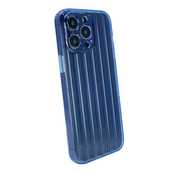Nettech Apple iPhone 13 Pro Max Uyumlu Airbag Buzul Jmookit Seri Arka Koruma Kılıf (Mavi) NT-101251 - 2