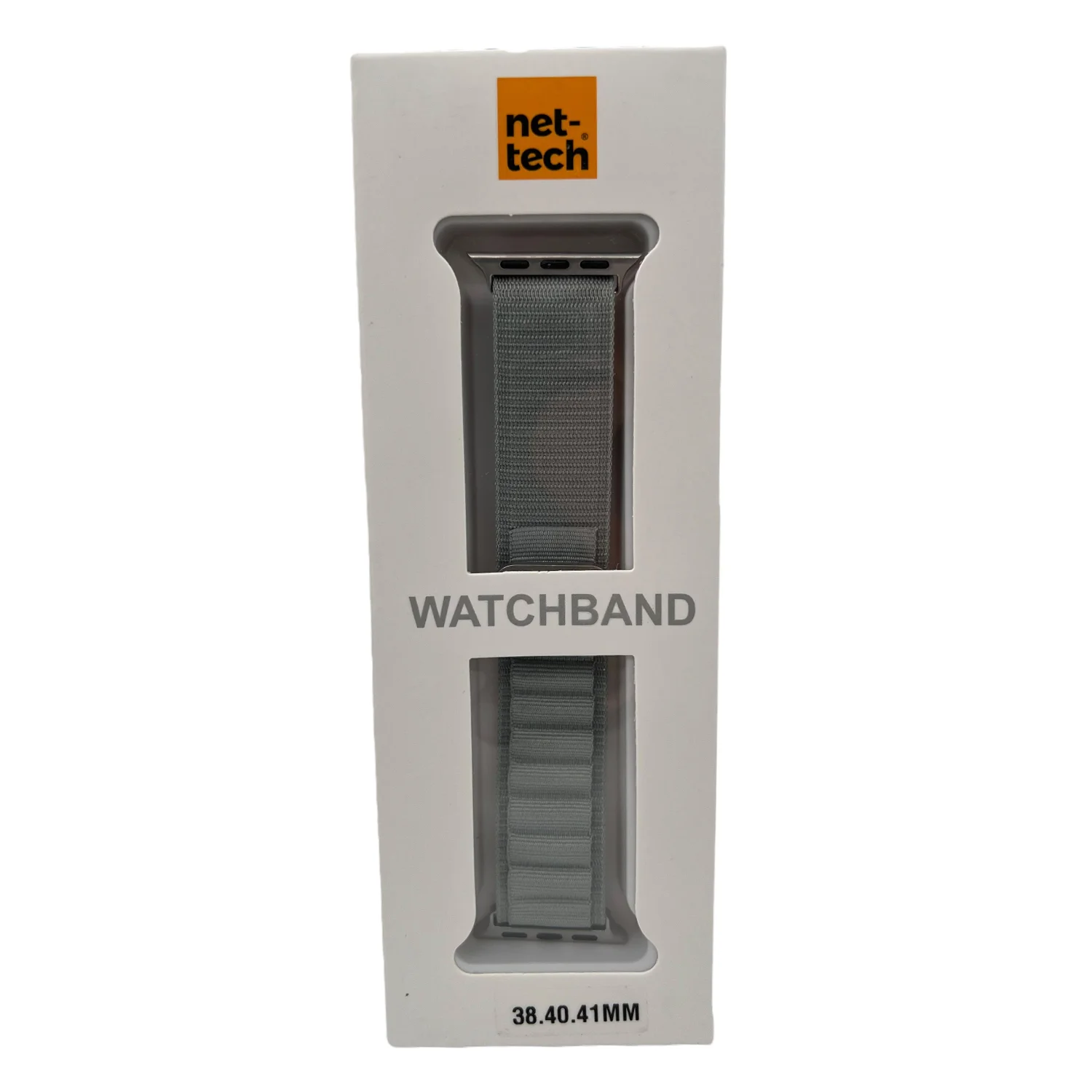 Nettech Apple Watch Series 41 mm Uyumlu Kumaş Kordon (Gri) NT-102991