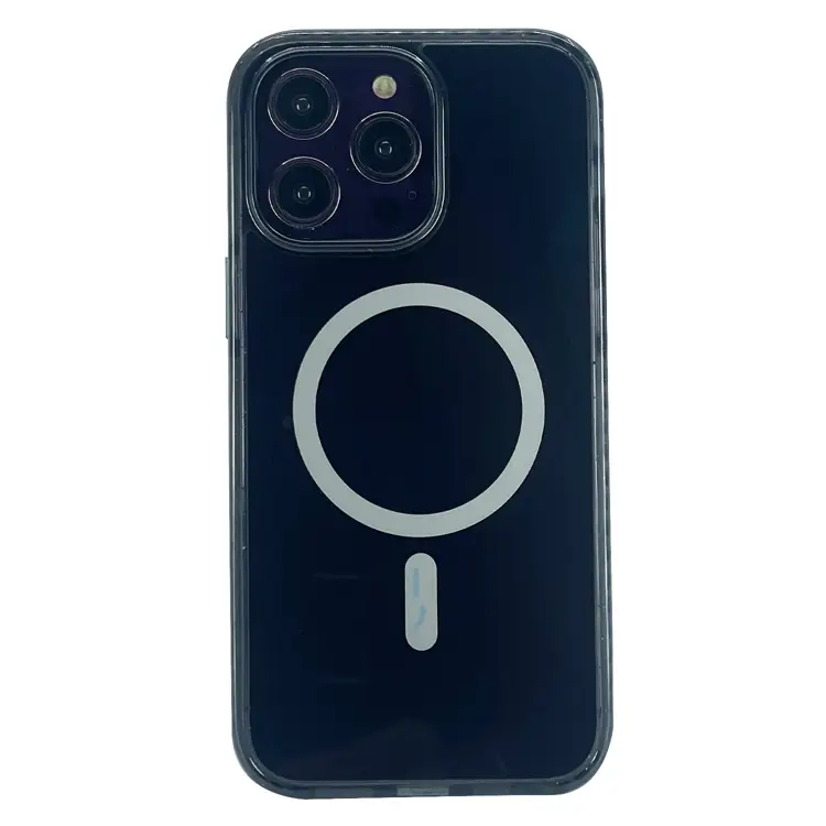 Nettech Apple iPhone 14 Pro Uyumlu Locik Magsafe Arka Koruma Kılıf (Siyah) NT-103125