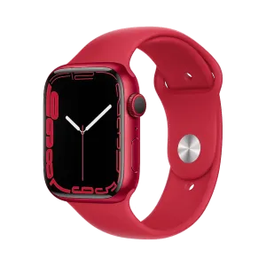 Apple Watch Series 7 - Alüminyum - 45mm - Cellular - Kırmızı