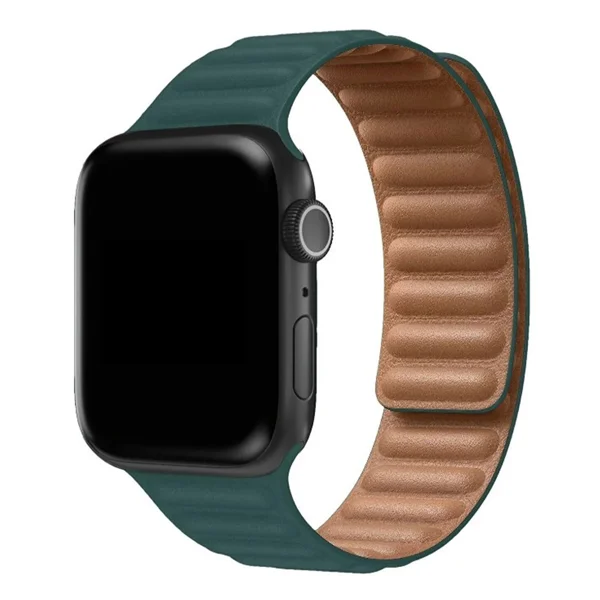Nettech Apple Watch Seri 42/44 mm Uyumlu Buff Seri Kordon (Yeşil) NT-103025 - 1