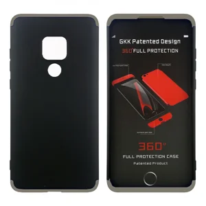 Nettech Huawei Mate 20 Uyumlu Ön Arka Koruma Arka Koruma Kılıf (Gold) VR-11838