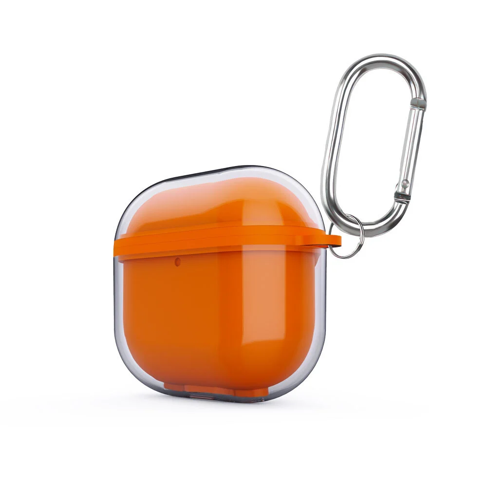 Apple Airpods 4 Zore Airbag 42 Askı Aparatlı Kulaklık Kılıfı - Turuncu