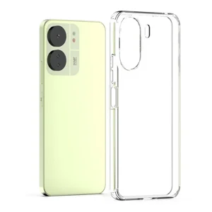 Nettech Xiaomi Redmi 13C Uyumlu Lüx Seri Kamera Korumalı Arka Koruma Kılıf (Şeffaf) NT-105358