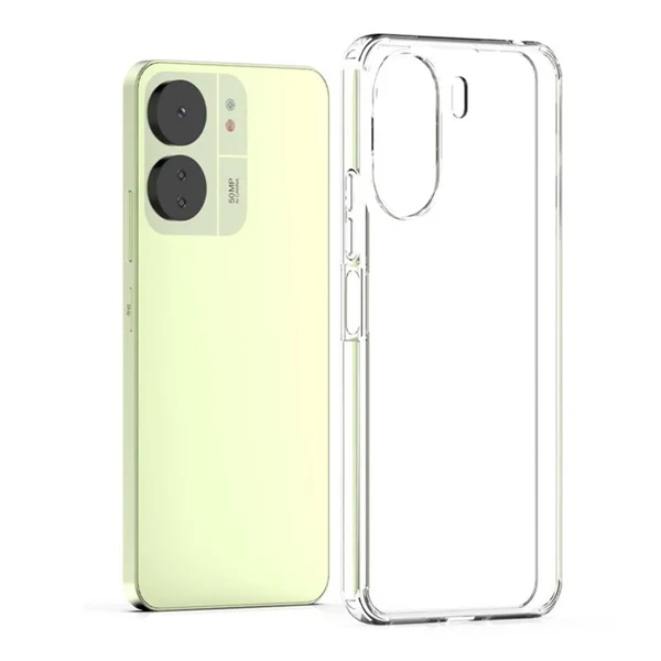 Nettech Xiaomi Redmi 13C Uyumlu Lüx Seri Kamera Korumalı Arka Koruma Kılıf (Şeffaf) NT-105358 - 1