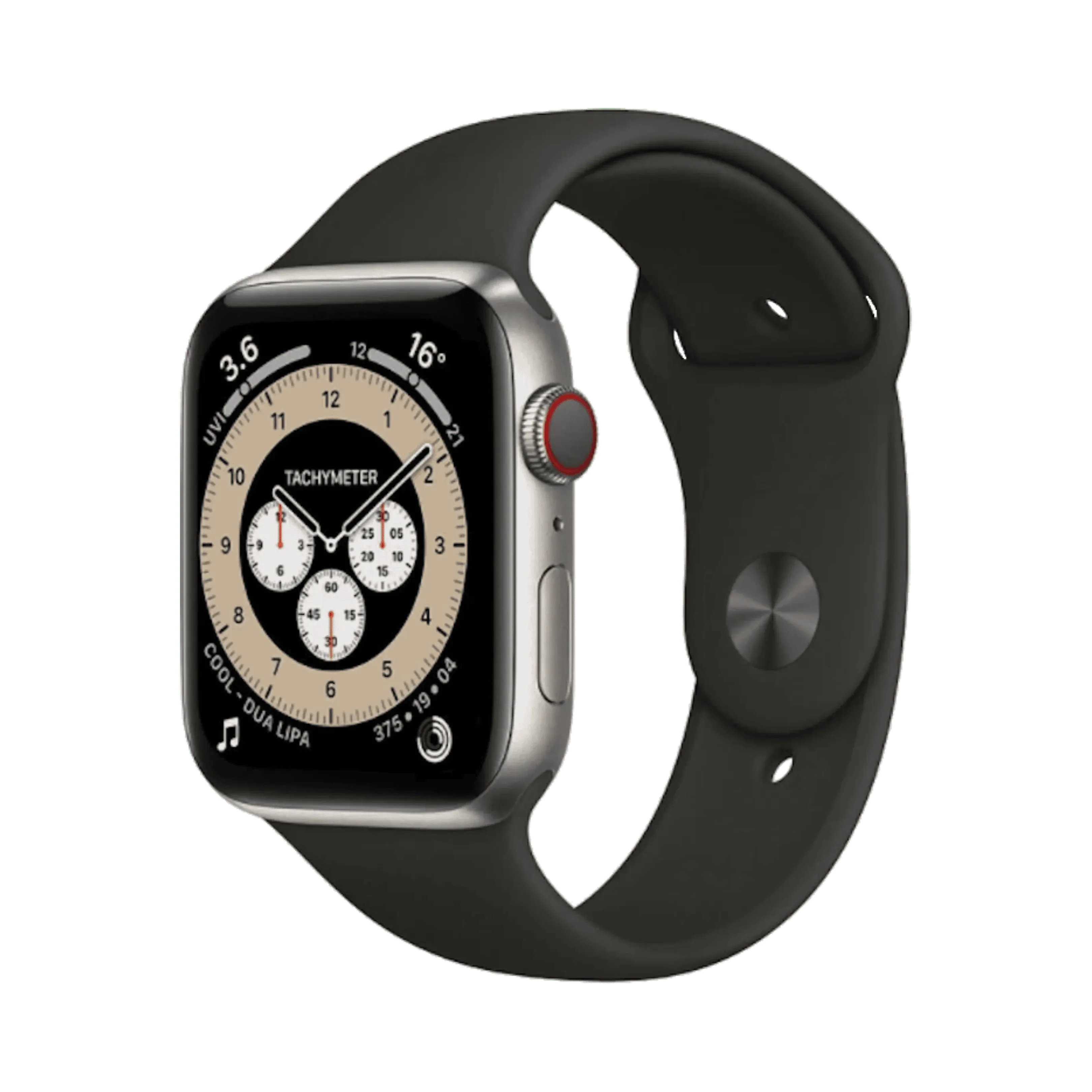 Apple Watch Series 6 - Titanyum - 40mm - Cellular - Gümüş