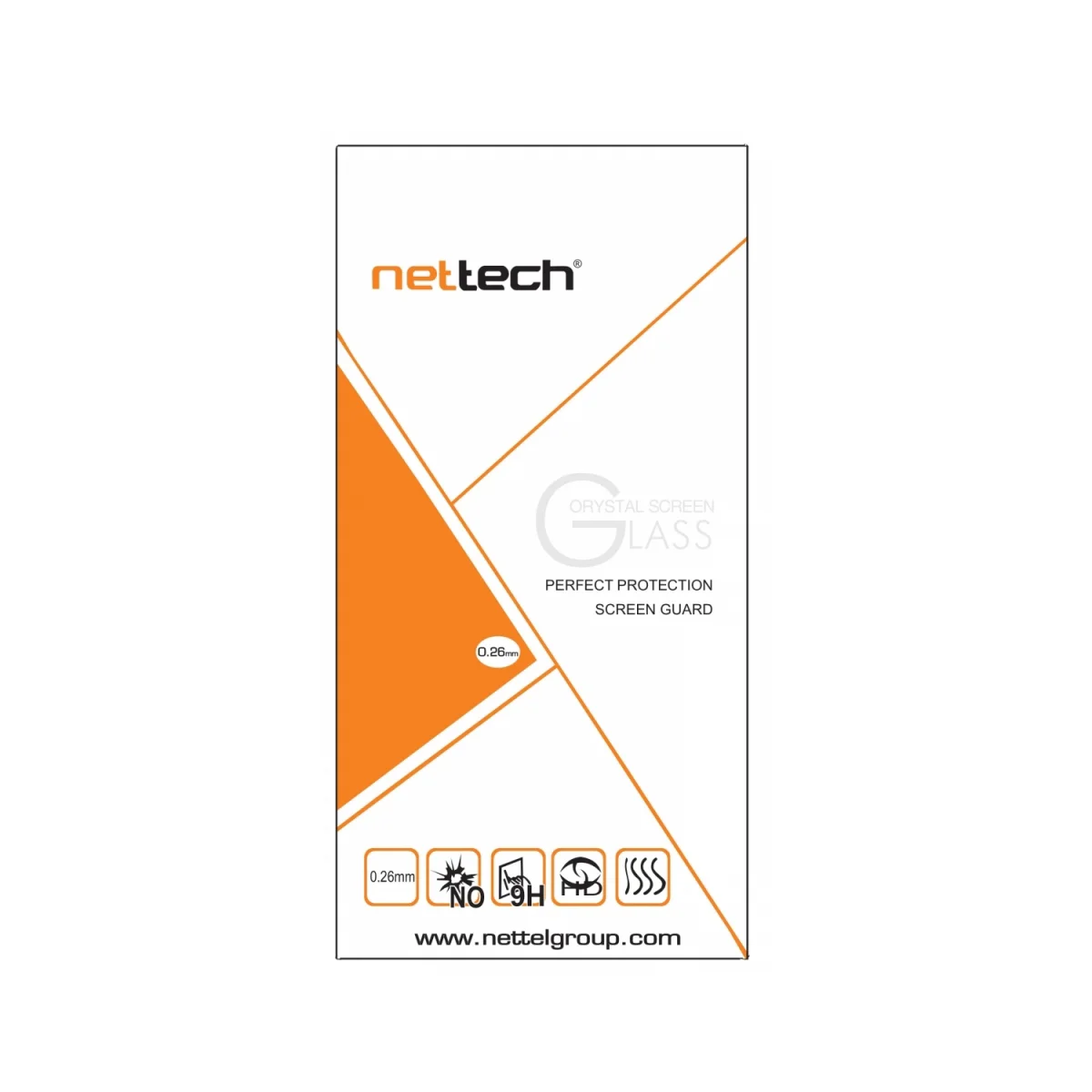 Nettech Apple iPhone 6S Plus Uyumlu Ön Koruma Cam Ekran Koruyucu NT-4022