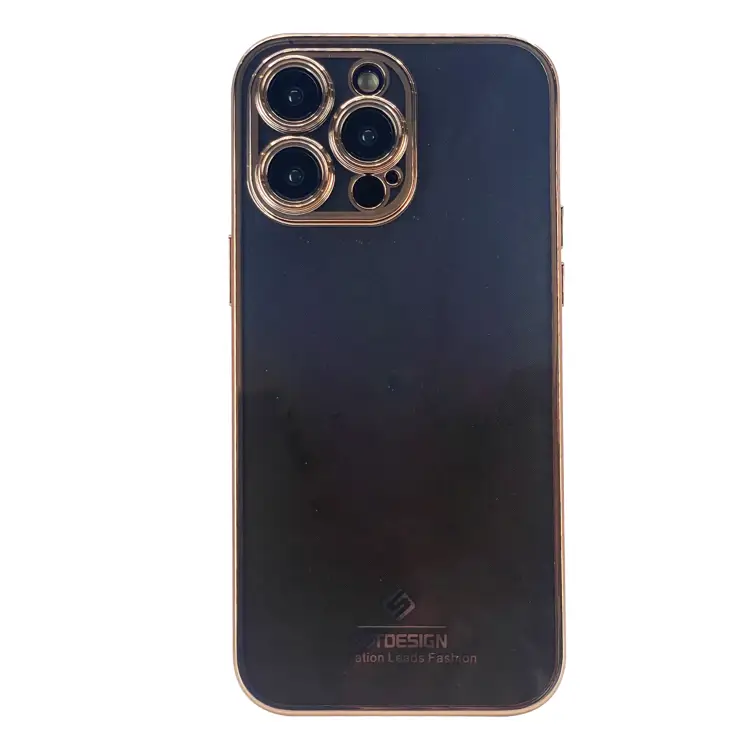 Nettech Apple iPhone 13 Pro Max Uyumlu Kamera Korumalı Renkli Kristal Seri Arka Koruma Kılıf (Sarı) NT-101680