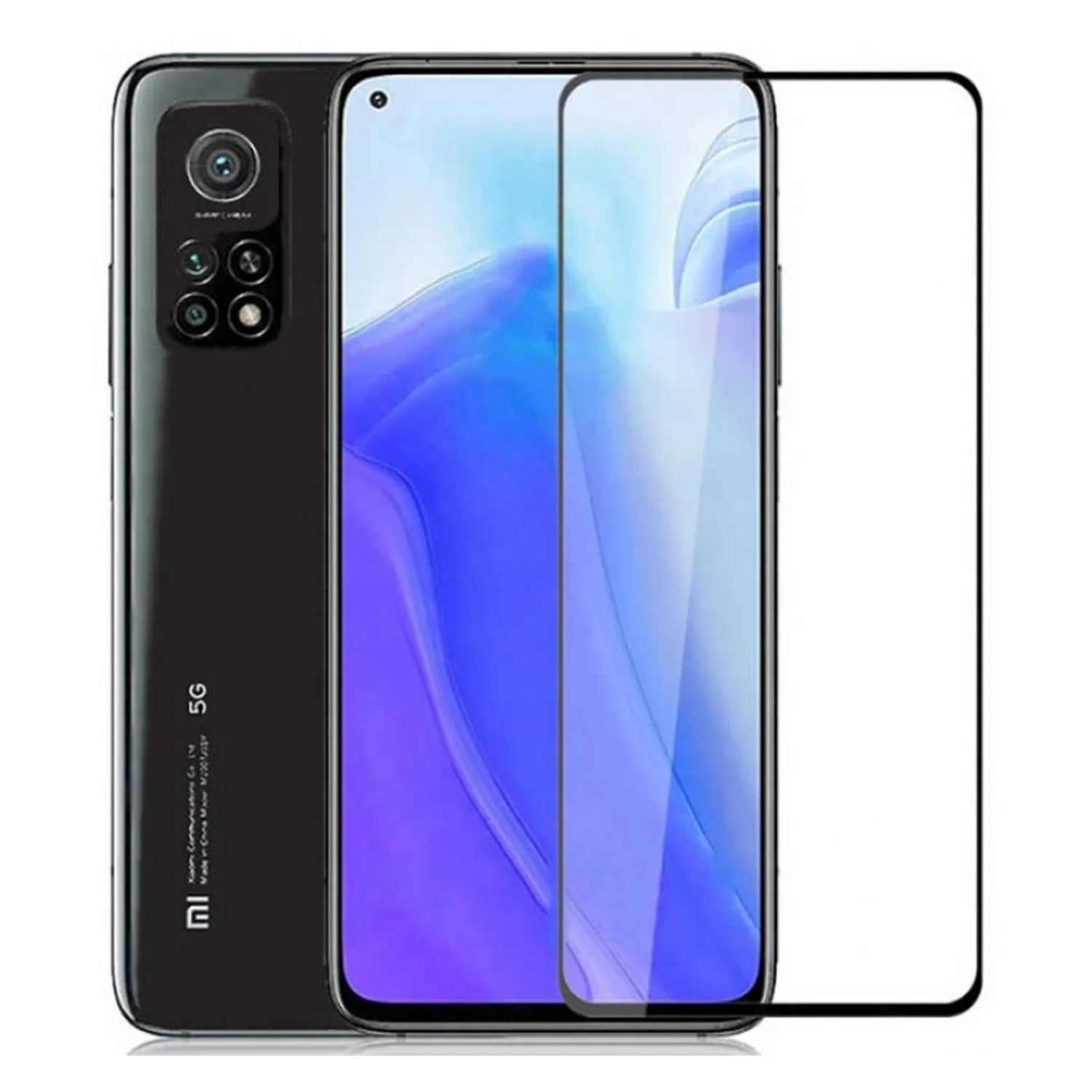 Nettech Huawei P Smart 2021 Uyumlu Ön Koruma Mat Seramik Nano Ekran Koruyucu (Siyah) NT-88559